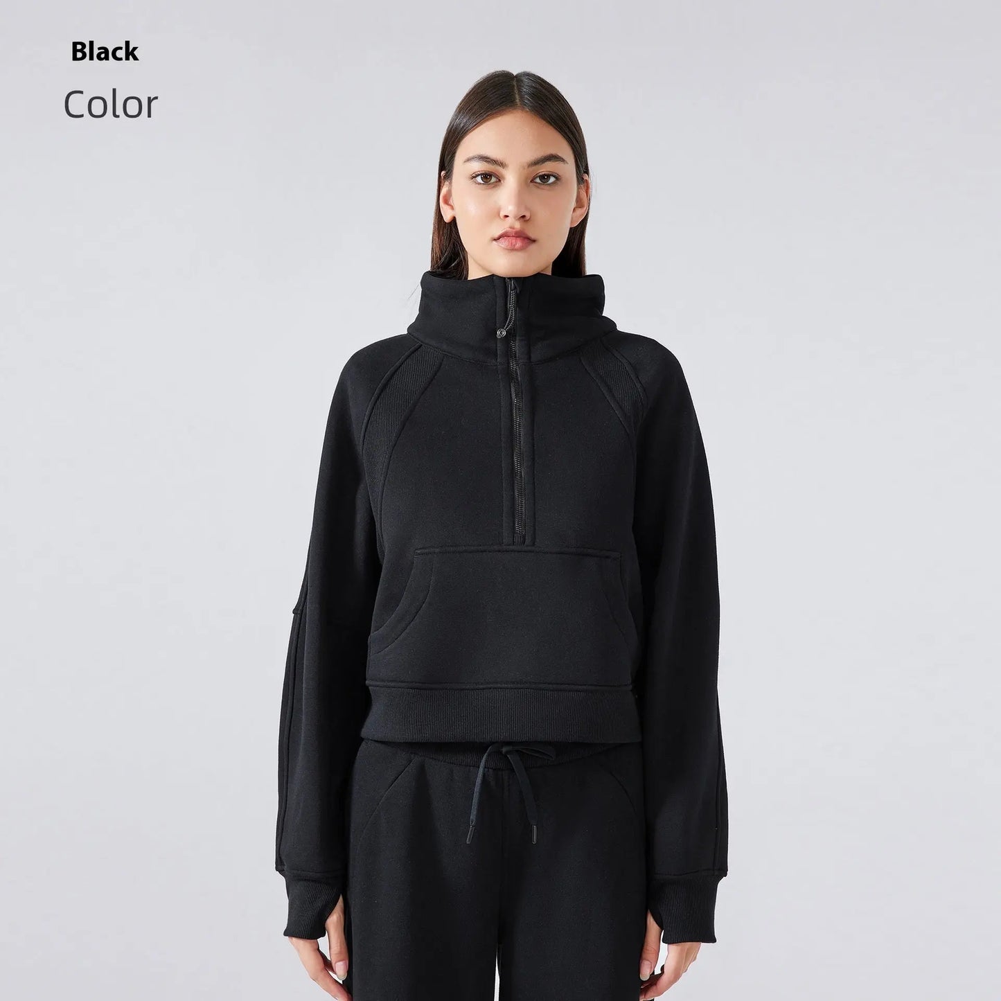 Outer Wear Thermal Fleece Thickening Exercise Sweater jacket CJWY1912078