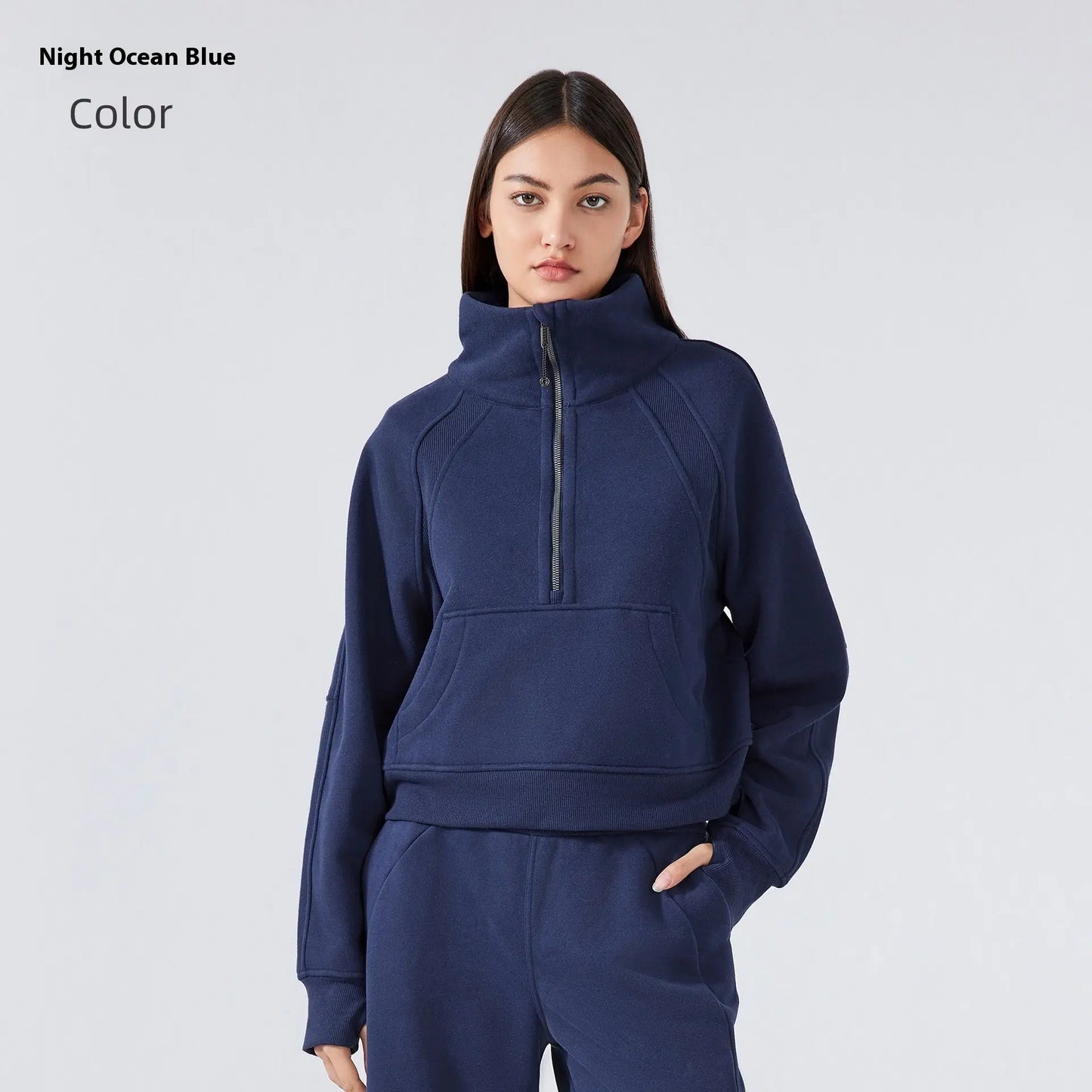 Outer Wear Thermal Fleece Thickening Exercise Sweater jacket CJWY1912078